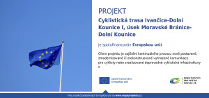 Cyklistická trasa Ivančice-Dolní Kounice I, úsek Moravské Bránice-Dolní Kounice